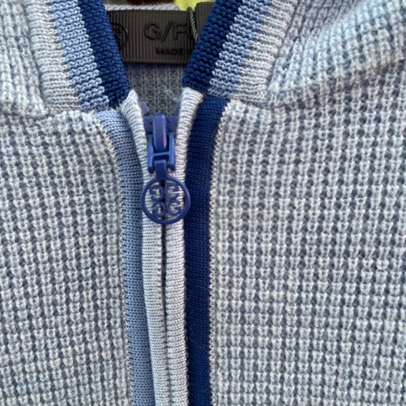 $295 NEW Gfore Women’s Golf Waffle Stitch Merino Wool Quarter Zip Sweater G/FORE - Picture 14 of 15